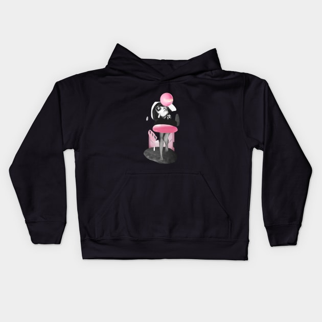 Fake Smile Kids Hoodie by camibf